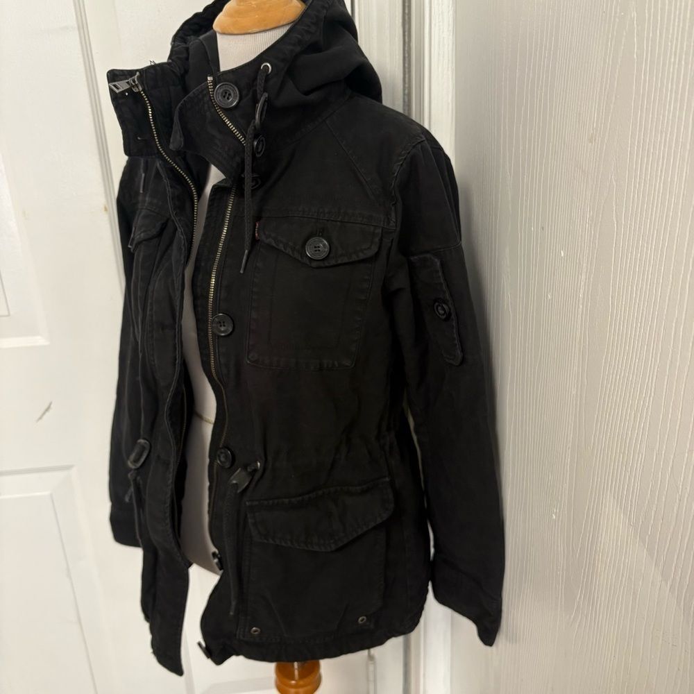 Levi’s Hooded Military Jacket N2 - Picture 6 of 11